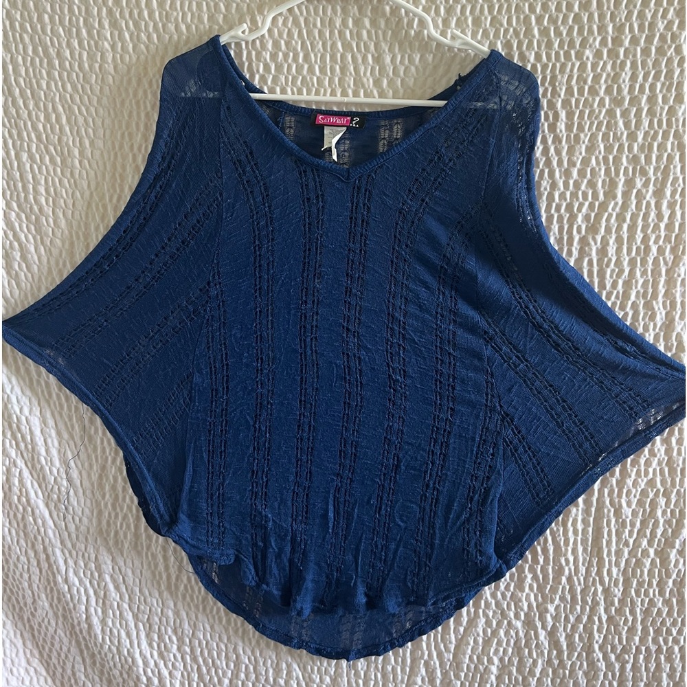 Say What? Shawl/Poncho